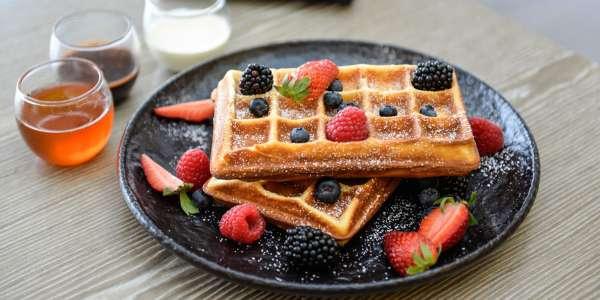 What are waffles made of?